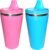 Re-Play 10 oz Insulated Stainless Steel Sippy Cup (2 Pack) – No-Spill Hard Spout Toddler Cup, Keeps Drinks Cold, Dishwasher Safe & Durable – Made in USA, Pink/Sky