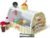 Melissa & Doug Wooden Scoop & Serve Ice Cream Counter, Pretend Play Store, 28 Toy Food & Play Kitchen Accessories, Preschool Toys for Girls & Boys 3+