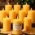 Natural Beeswax Pillar Candles, Non Toxic,2×3 inch,12 Pack,384 H Long Burn