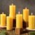 Natural Beeswax Pillar Candles, Non Toxic,2×4 Inch, 6 Pack,210 H Long Burn