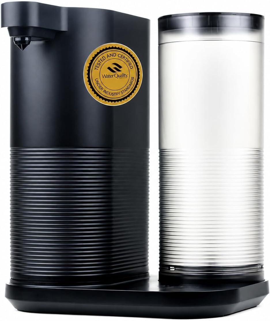 Aquasana Countertop Water Filter | Reduces Lead, PFAS & Microplastics