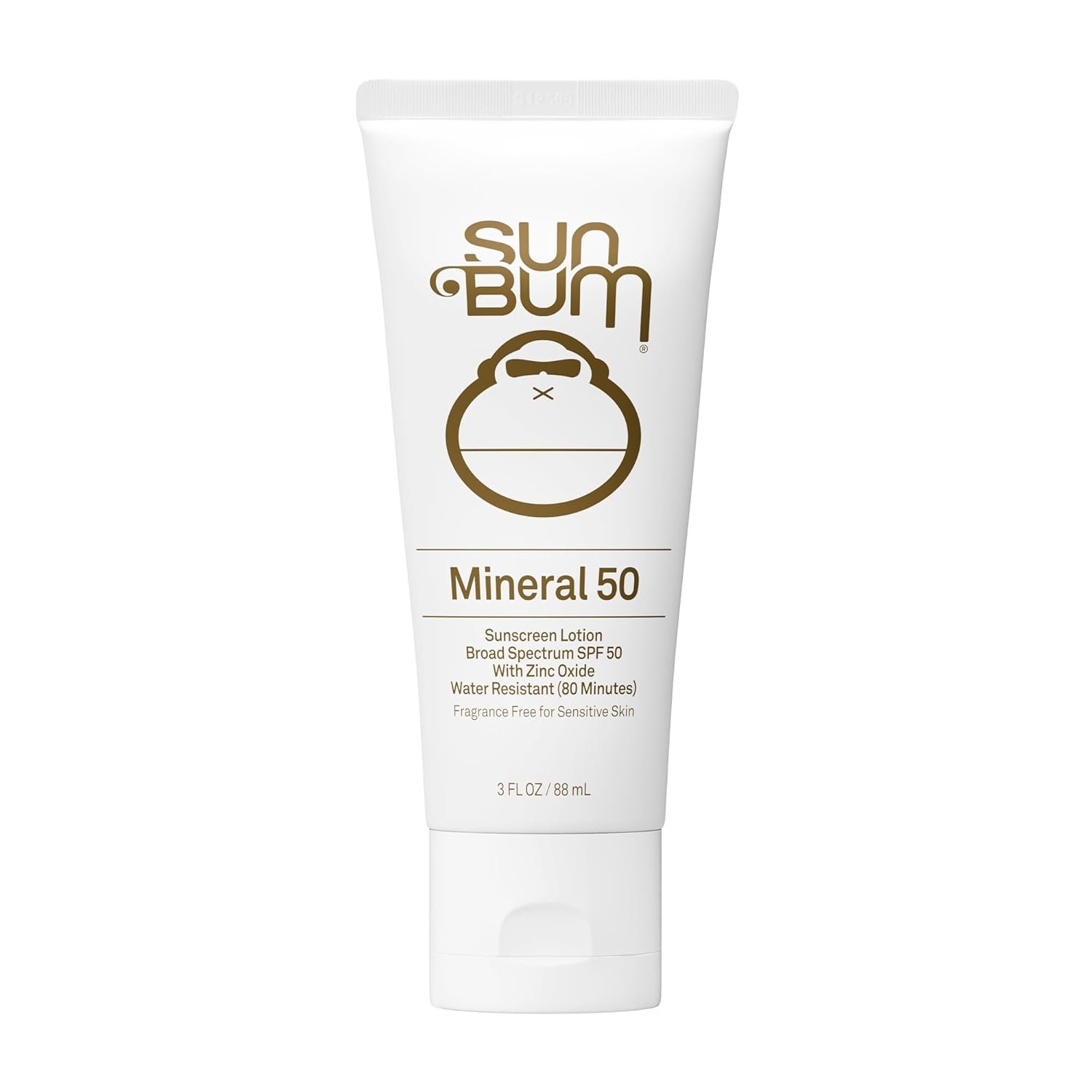Sun Bum Mineral SPF 50 Sunscreen Body Lotion – Travel Size, 3 oz
