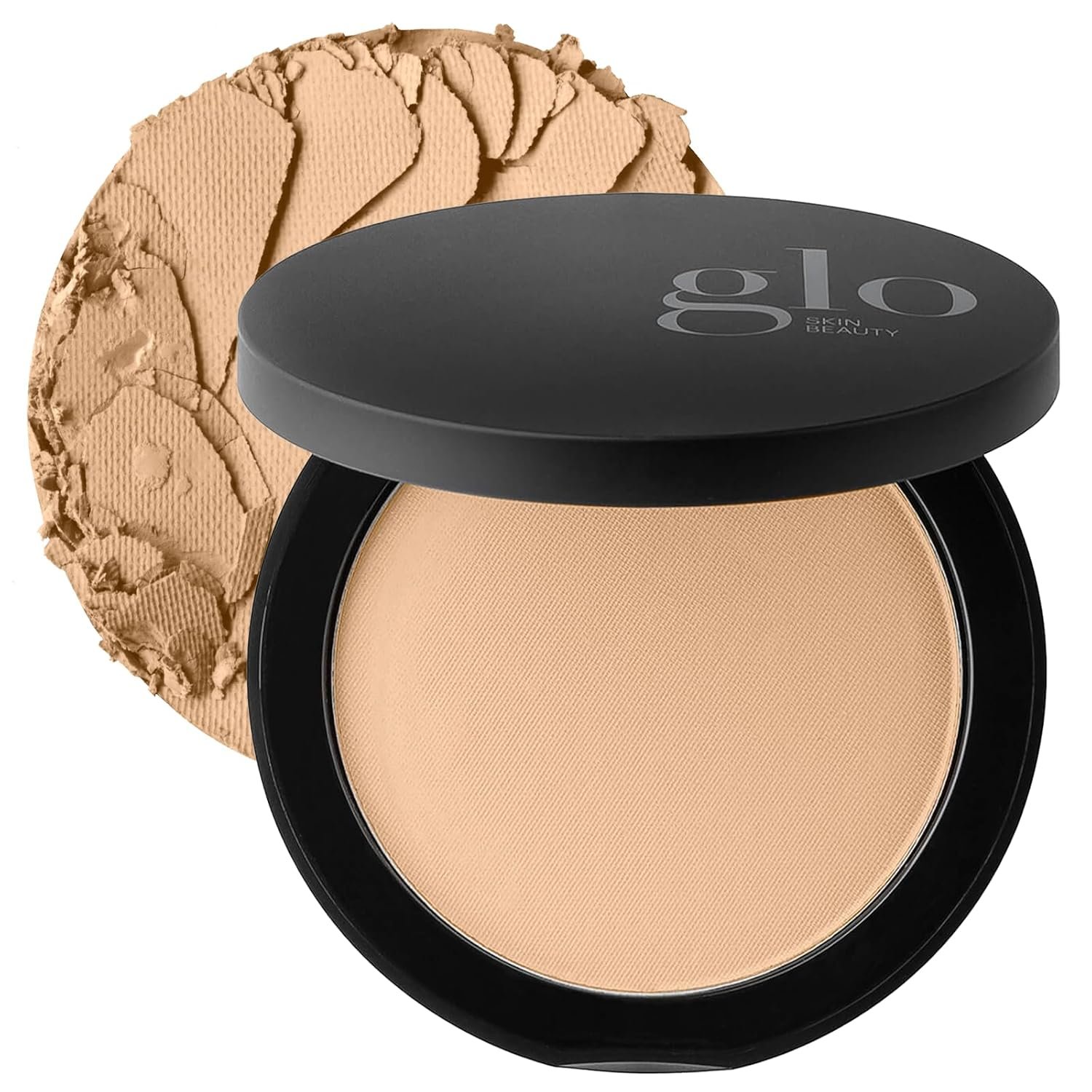 Glo Skin Beauty Pressed Base Powder Foundation Golden Dark, 0.31 oz