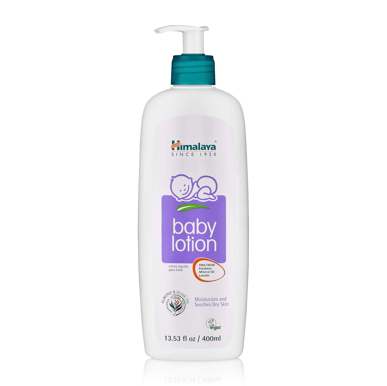 Himalaya Baby Lotion with Almond Oil & Olive Oil, 13.53 oz