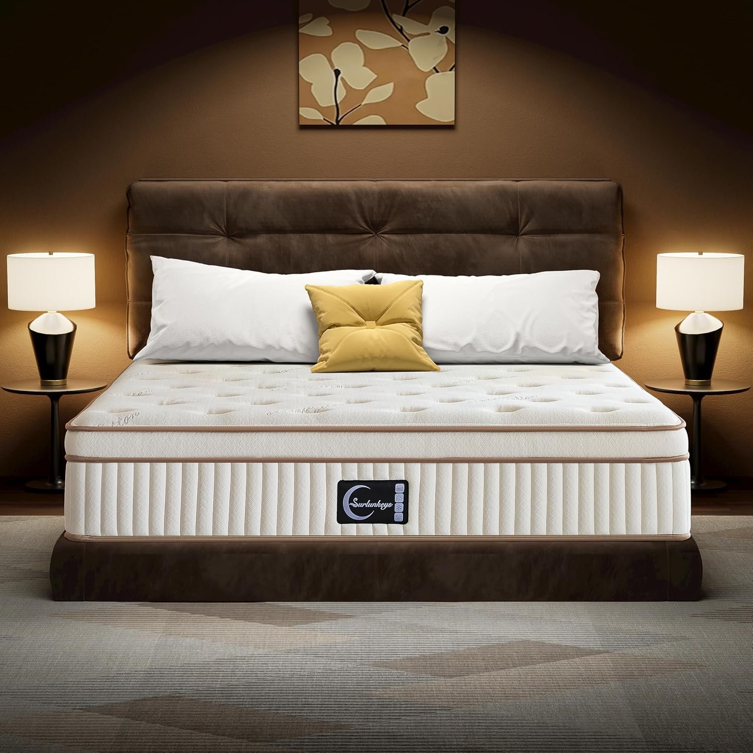 Organic Mattress California King – 14 Inch Hybrid Mattress