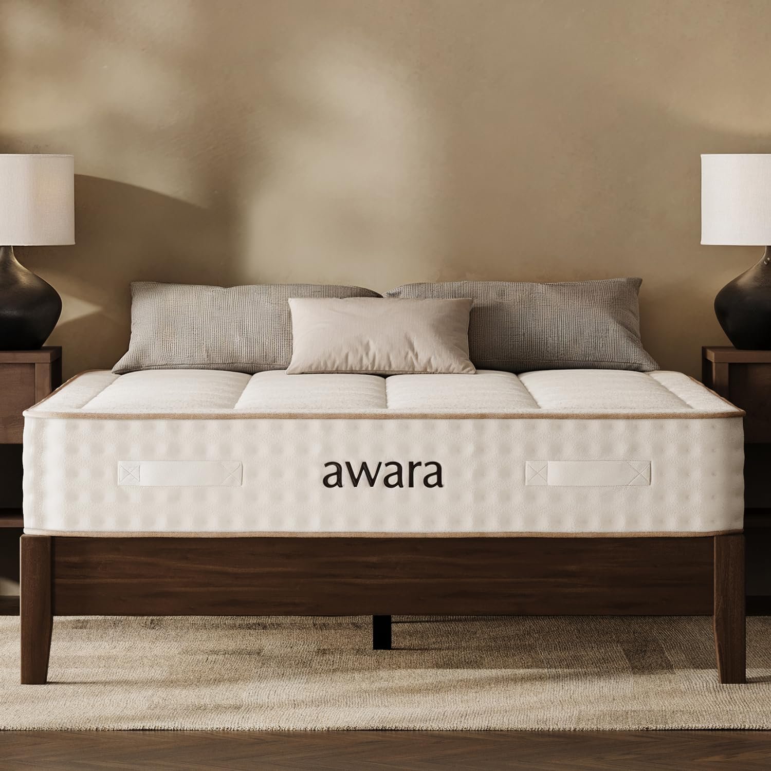 AWARA Classic 10″ Hybrid Mattress, Queen, 1-Year Trial