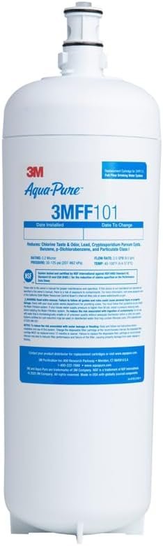 Aqua-Pure Under Sink Replacement Water Filter Cartridge 3M FF101