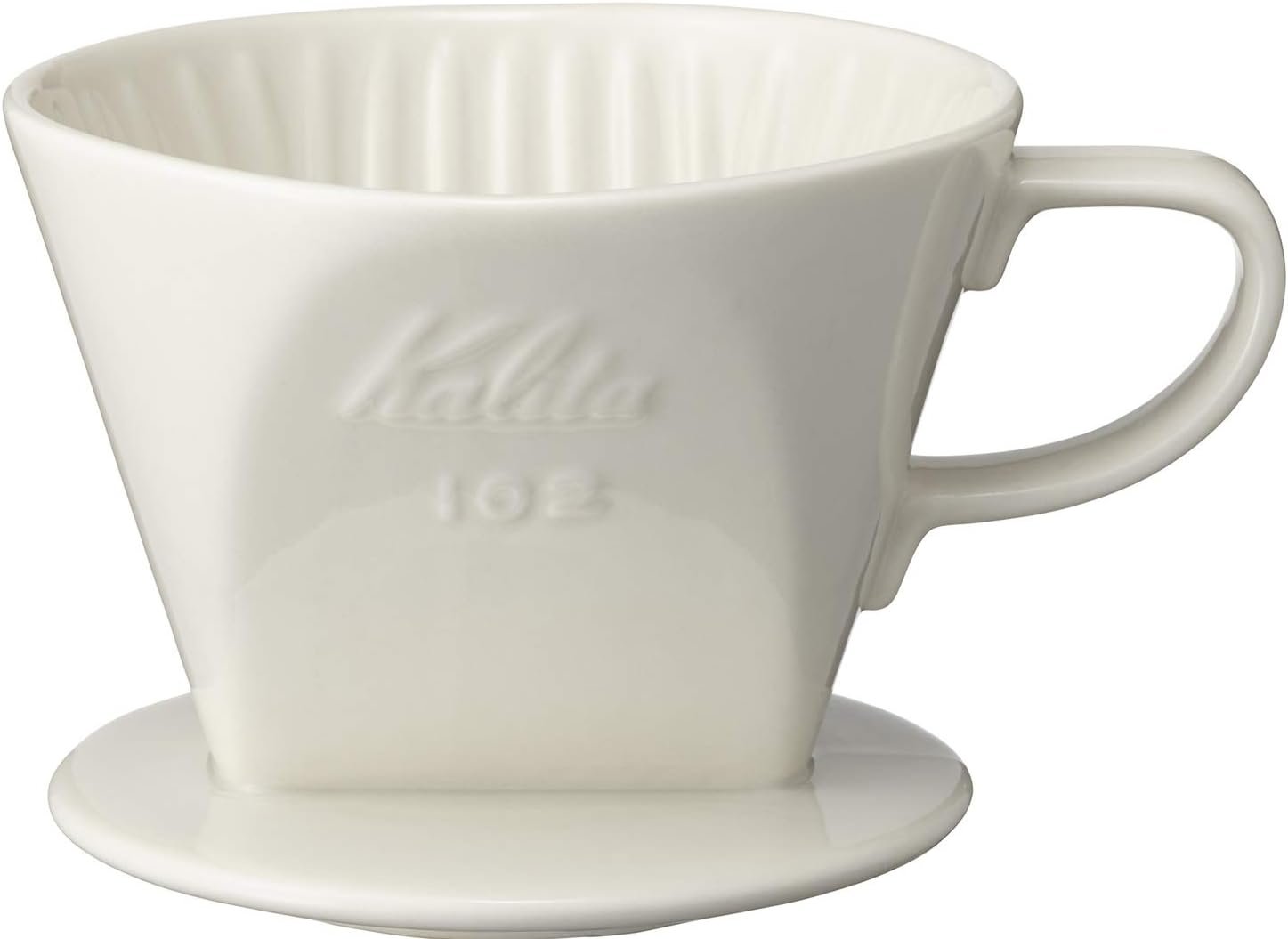 Kalita – 2001 Kalita 102 Ceramic Dripper Coffee Dipper, white