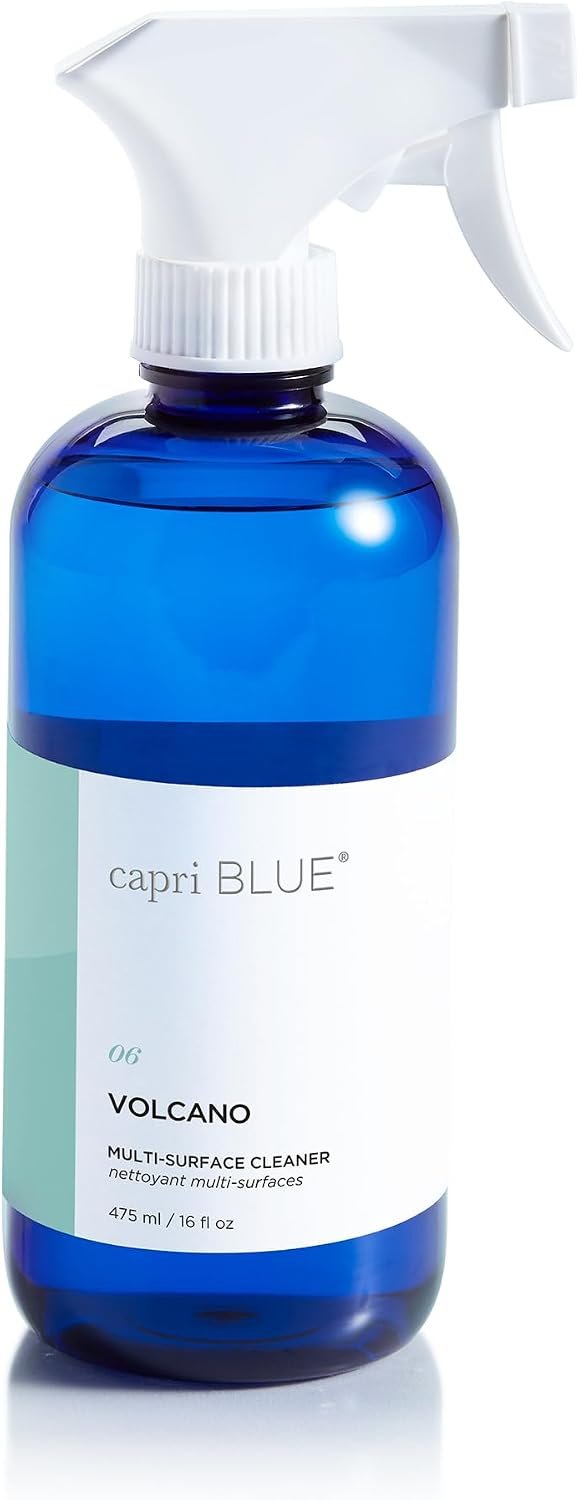 Capri Blue Volcano Multi Surface Cleaner Spray – Multi Purpose Cleaner – Cleaning Spray Safe for Countertops, Granite, & More – Vegan & Cruelty Free Cleaning Supplies (16 fl oz)