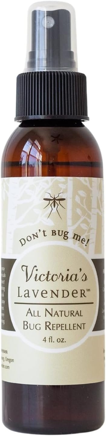 Victoria’s Lavender Don’t Bug Me Insect Spray – Natural Insect Spray for Kids – Ideal for Outdoor & Indoor Protection – DEET Free with Essential Oils, Aloe Vera & Eucalyptus – Made in USA – 4 Fl Oz