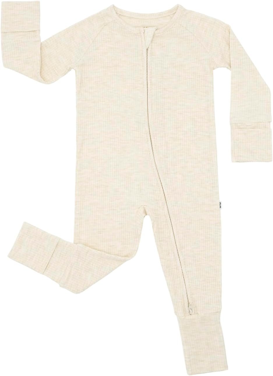 Little Sleepies Pajamas for Baby Boys & Girls, Viscose from Bamboo Baby Pajamas, Sleepers, 2-Way Zipper PJs