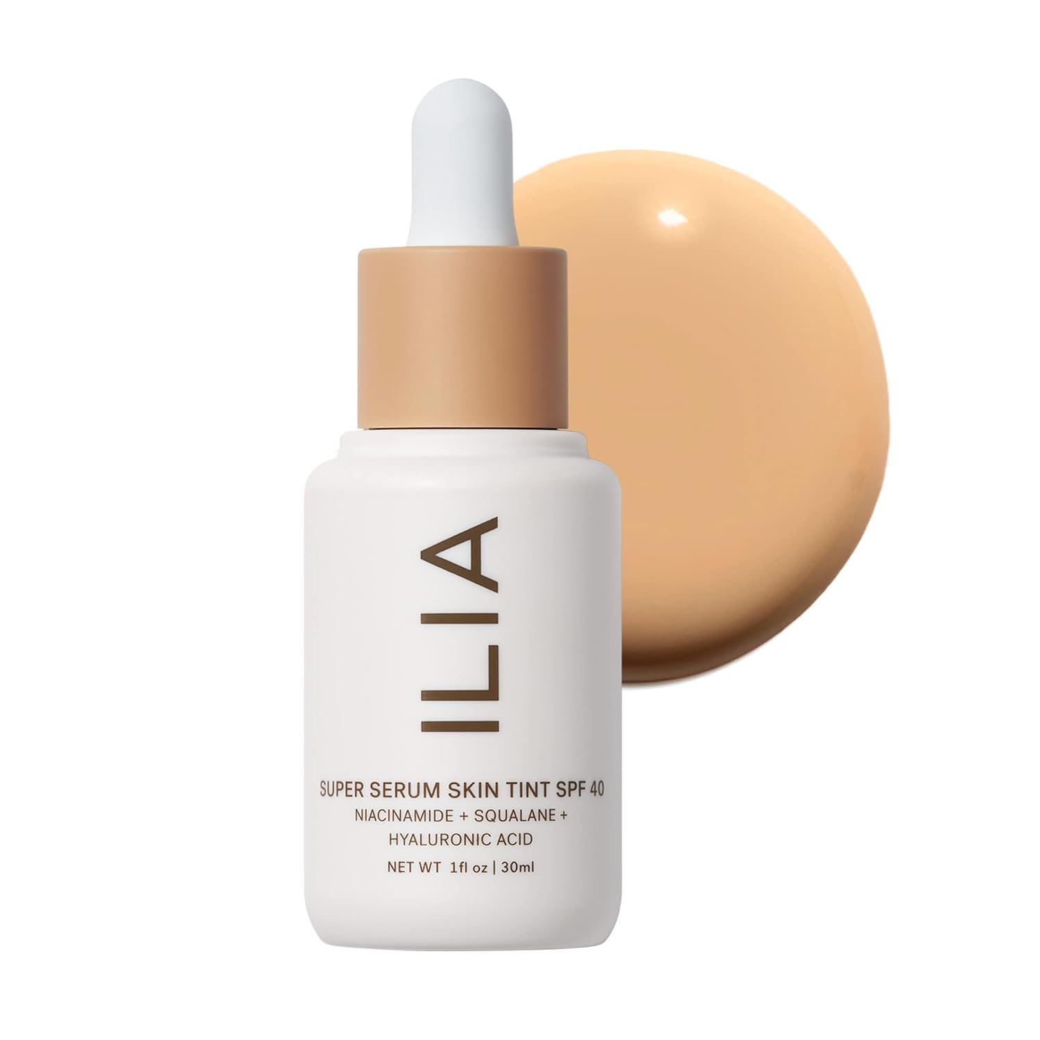 ILIA – Super Serum Skin Tint SPF 40 (Diaz ST7, 1 fl oz | 30 ml)