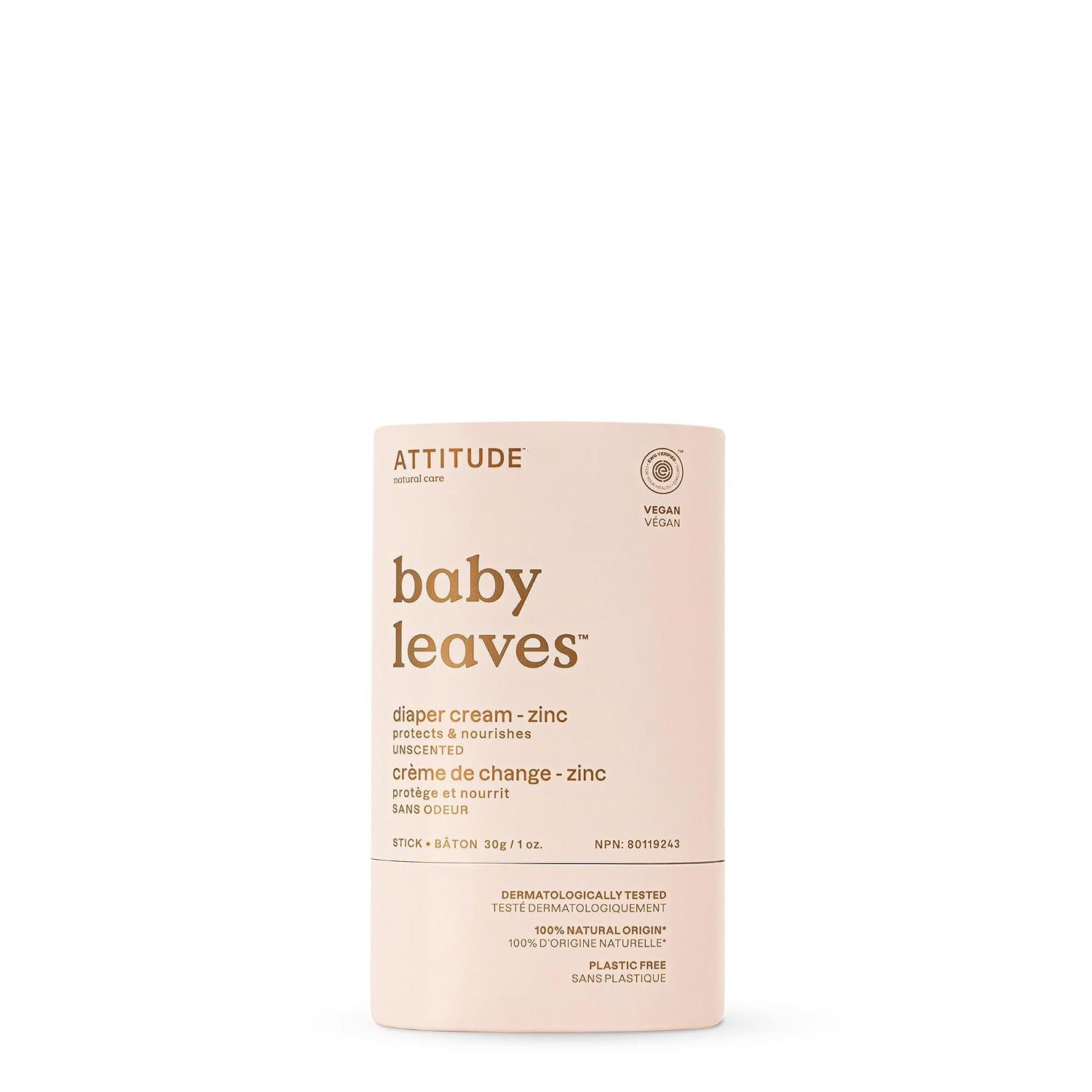 Attitude Baby Diaper Cream + Zinc, 30 GR
