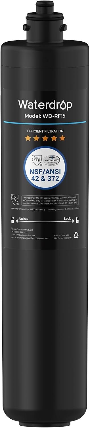 Waterdrop RF15 Water Filter Replacement for Waterdrop 15UA/15UB/15UC