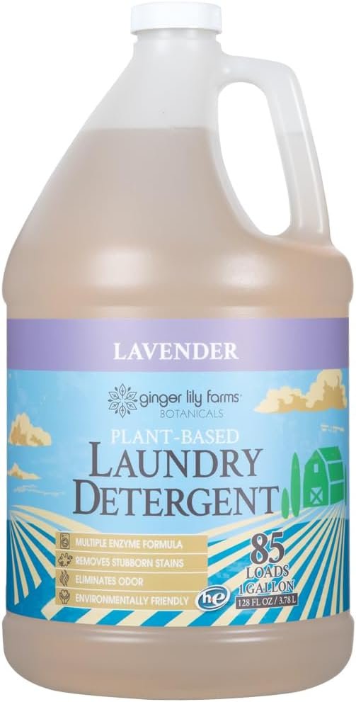 Ginger Lily Farms Botanicals Laundry Detergent, 128oz, Lavender