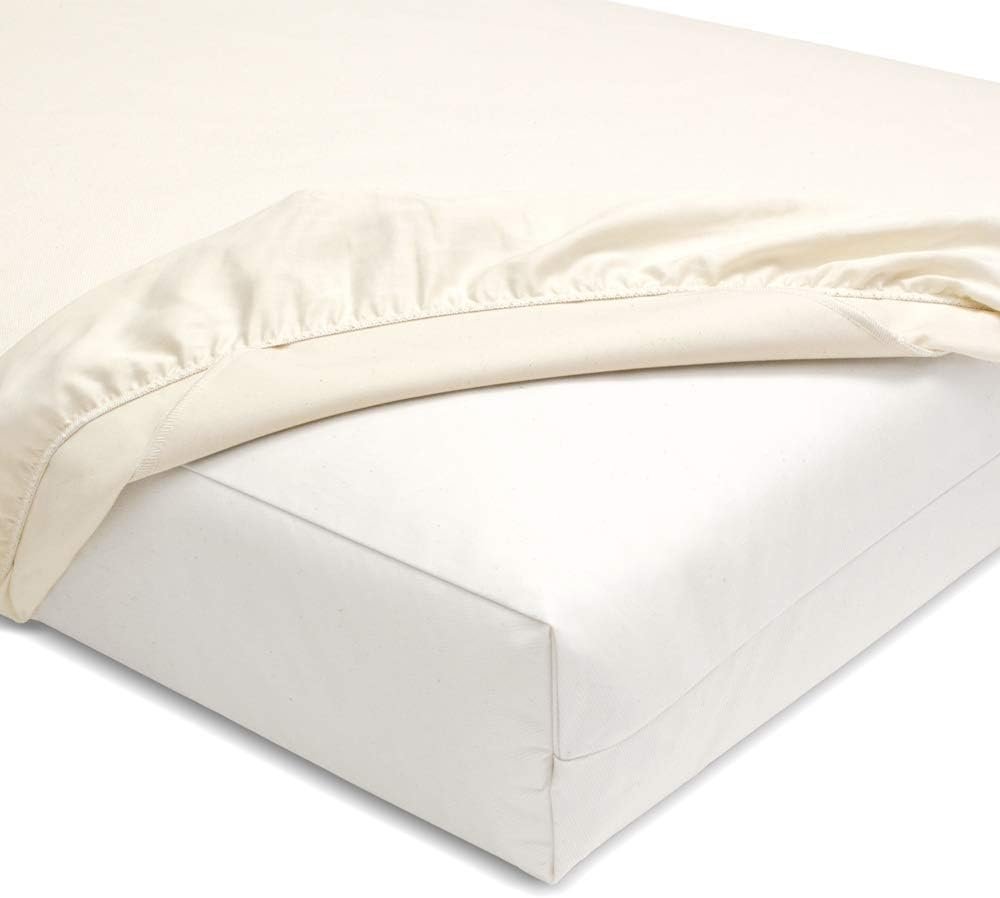 Naturepedic Organic Waterproof Crib Mattress Pad, Skin Friendly, Breathable & Absorbent Crib Mattress Protector – Removable Protector Pad for Baby and Toddler Beds – Fitted for Standard Baby Crib Size