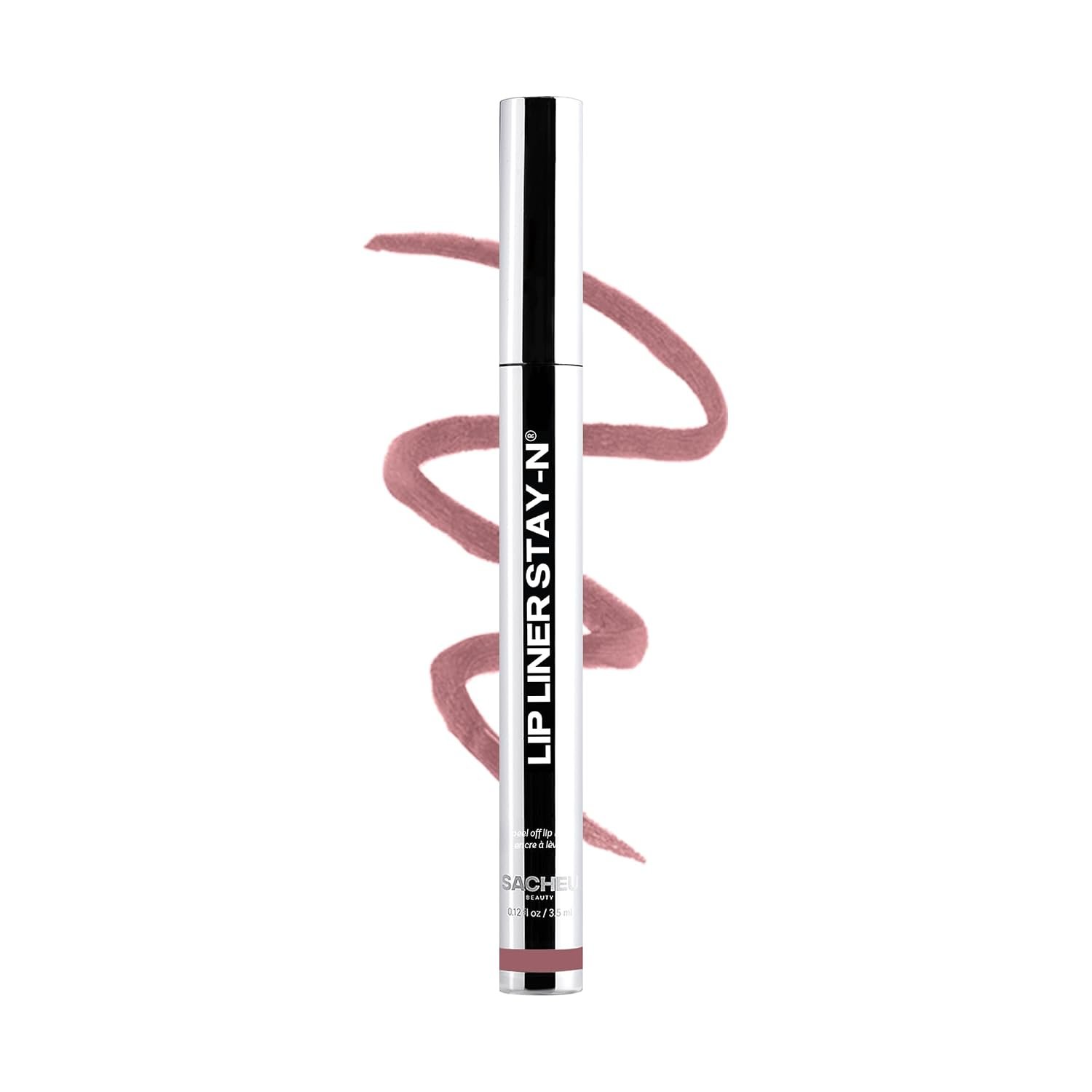 Sacheu Lip Liner STAY-N Peel Off Lip Stain, Longwear, Main Character