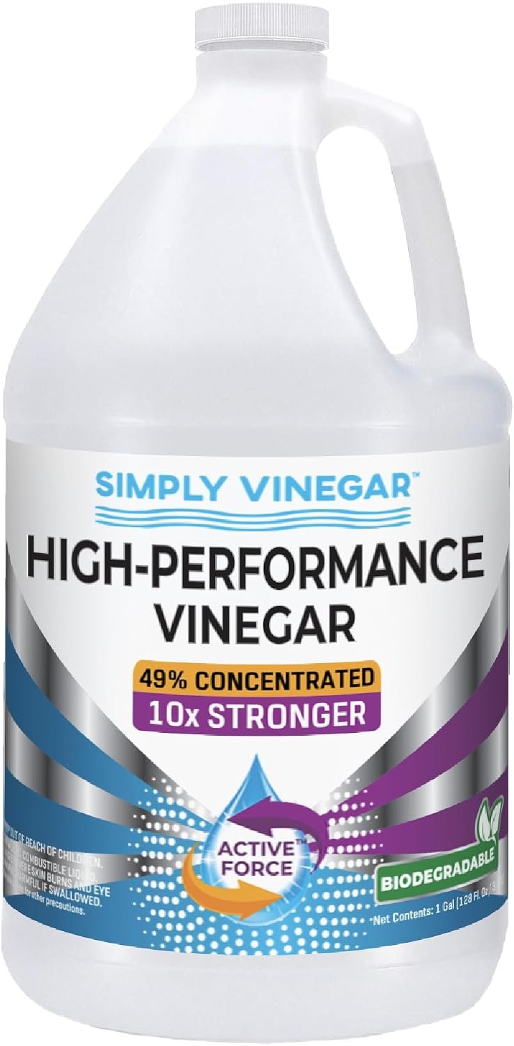 Simply Vinegar Industrial Strength 49% Vinegar, 1 Gallon (128 oz)