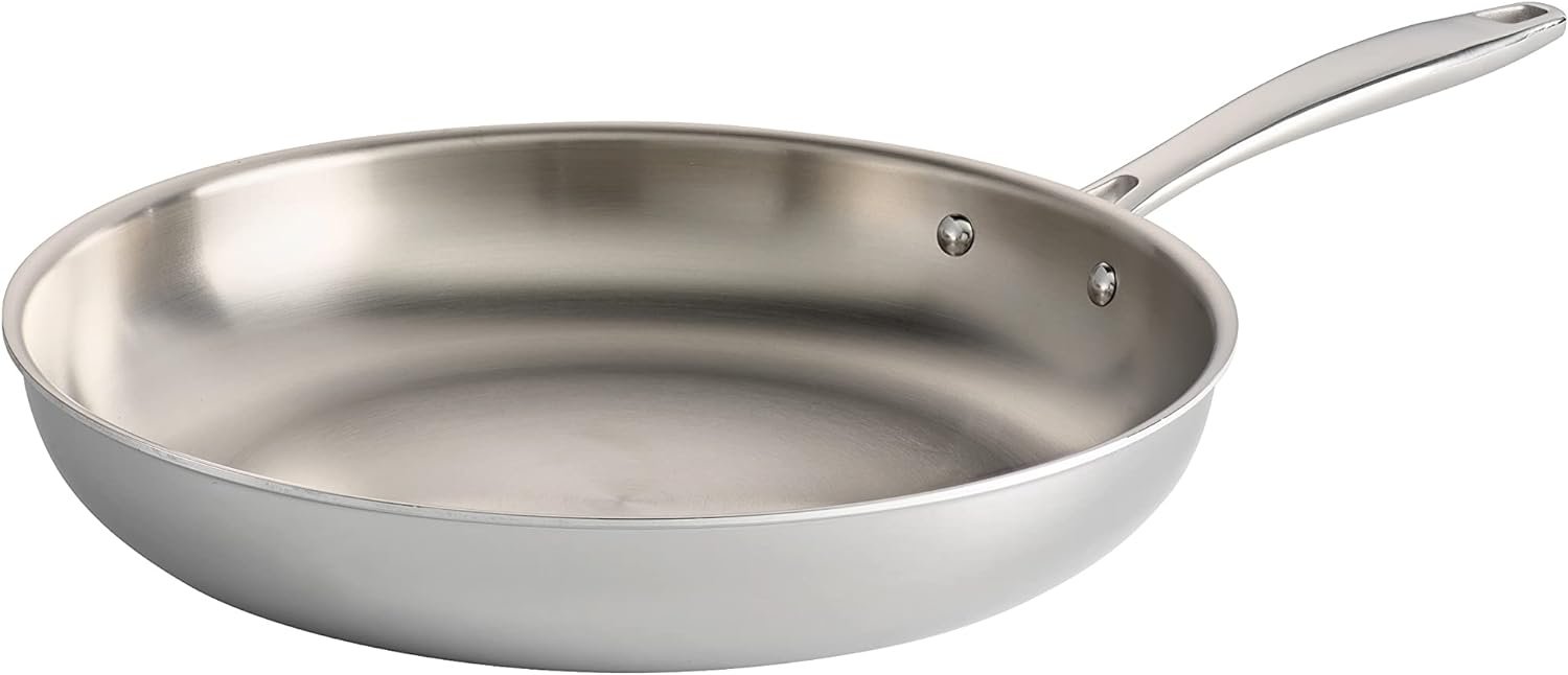 Tramontina Signature Tri-Ply Clad Stainless Steel 12-Inch Large Frying Pan