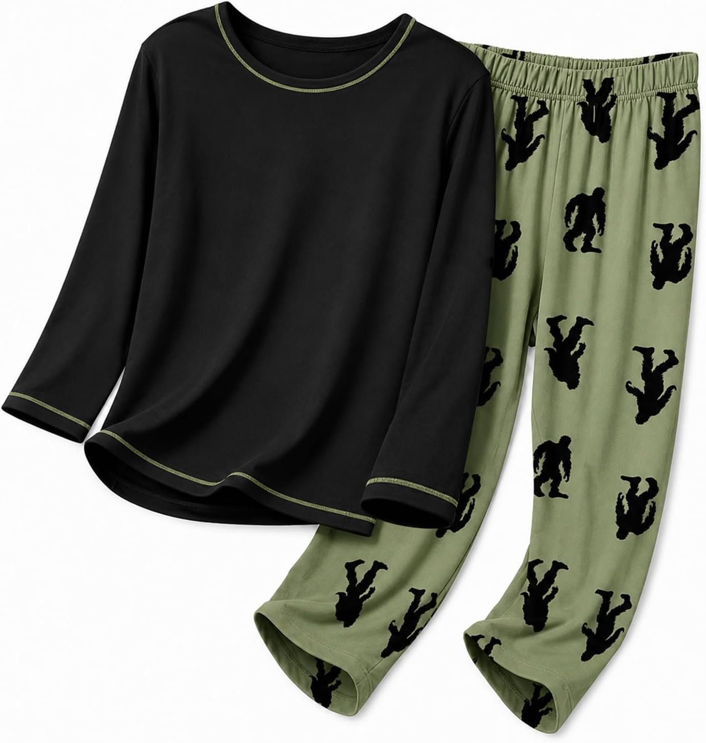 Umeyda Boys Pajamas, Modal Long-Sleeve 2-Piece Set