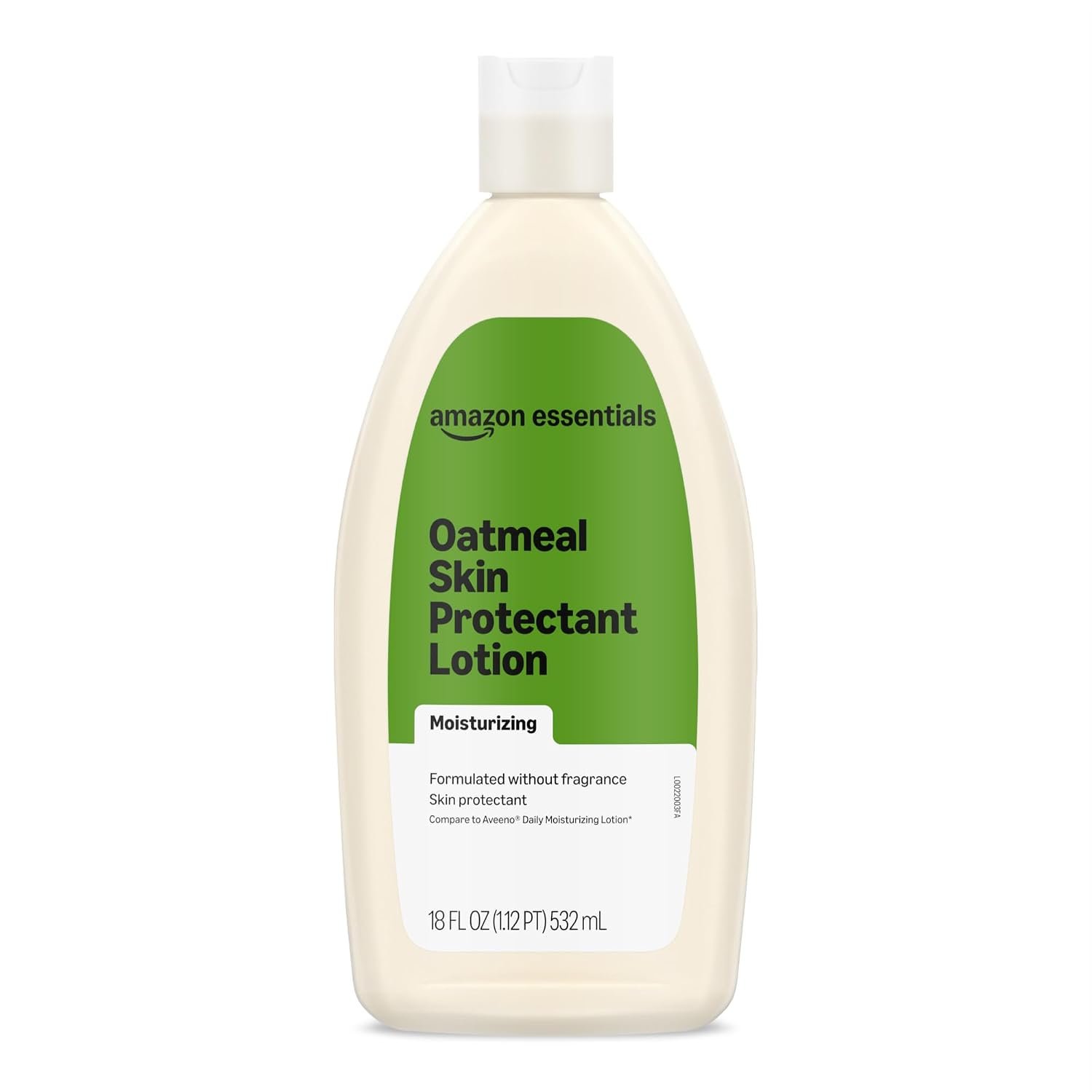 Amazon Essentials Daily Oatmeal Body Lotion and Skin Protectant Moisturizer, Fragrance Free, 18 Fl Oz (Pack of 1) (Previously Amazon Basics)