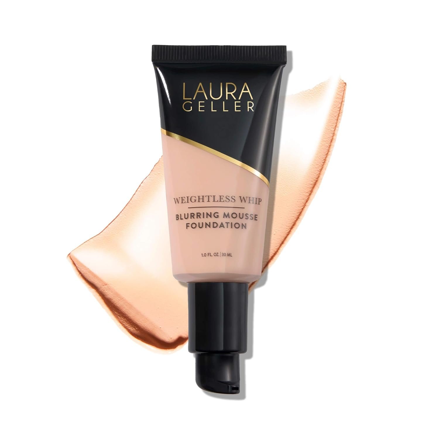 LAURA GELLER Weightless Whip Mousse Foundation, Buildable – Porcelain