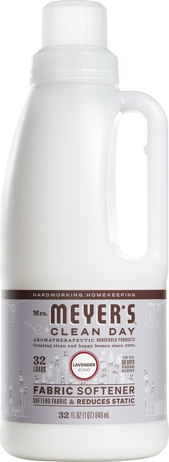 MRS. MEYER’S CLEAN DAY Liquid Fabric Softener, Lavender, 32 fl oz