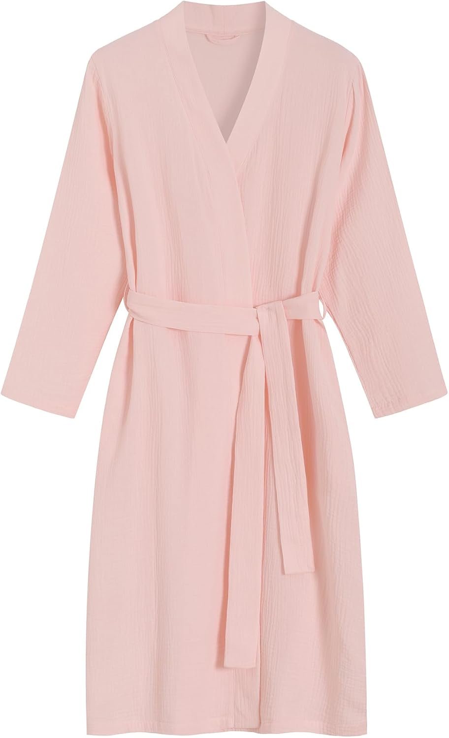 Latuza Women’s Cotton Gauze Robe Lightweight Absorbent Bathrobe with Pockets