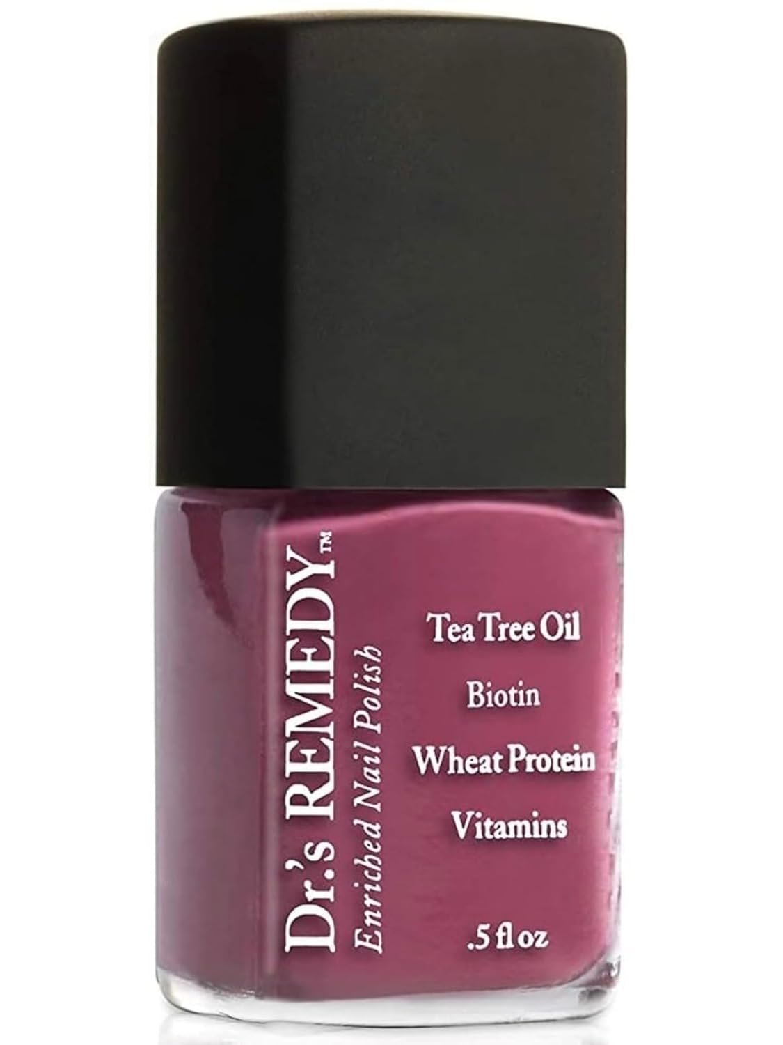 Dr’s Remedy Enriched Nail Polish: Non Toxic, All Natural, and Organic – Doctor Formulated: Strengthens, Restores, Heals, and Protects ’24-Free’ – BRAVE Berry