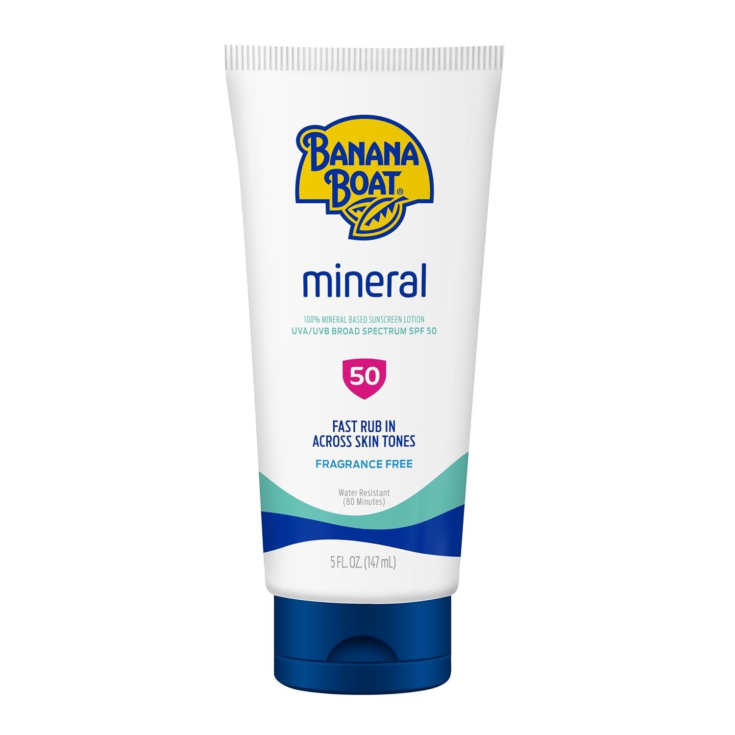 Banana Boat Mineral Sunscreen Lotion SPF 50, 5 Fl Oz