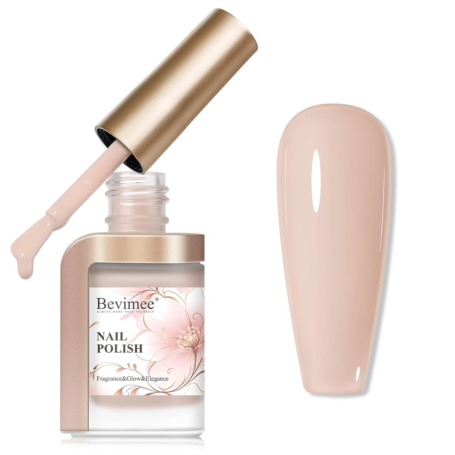Nude Nail Polish, Quick Dry Nail Polish No UV Needed