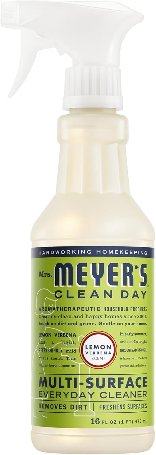 MRS. MEYER’S CLEAN DAY Multi-Surface Cleaner, Lemon Verbena, 16 fl oz