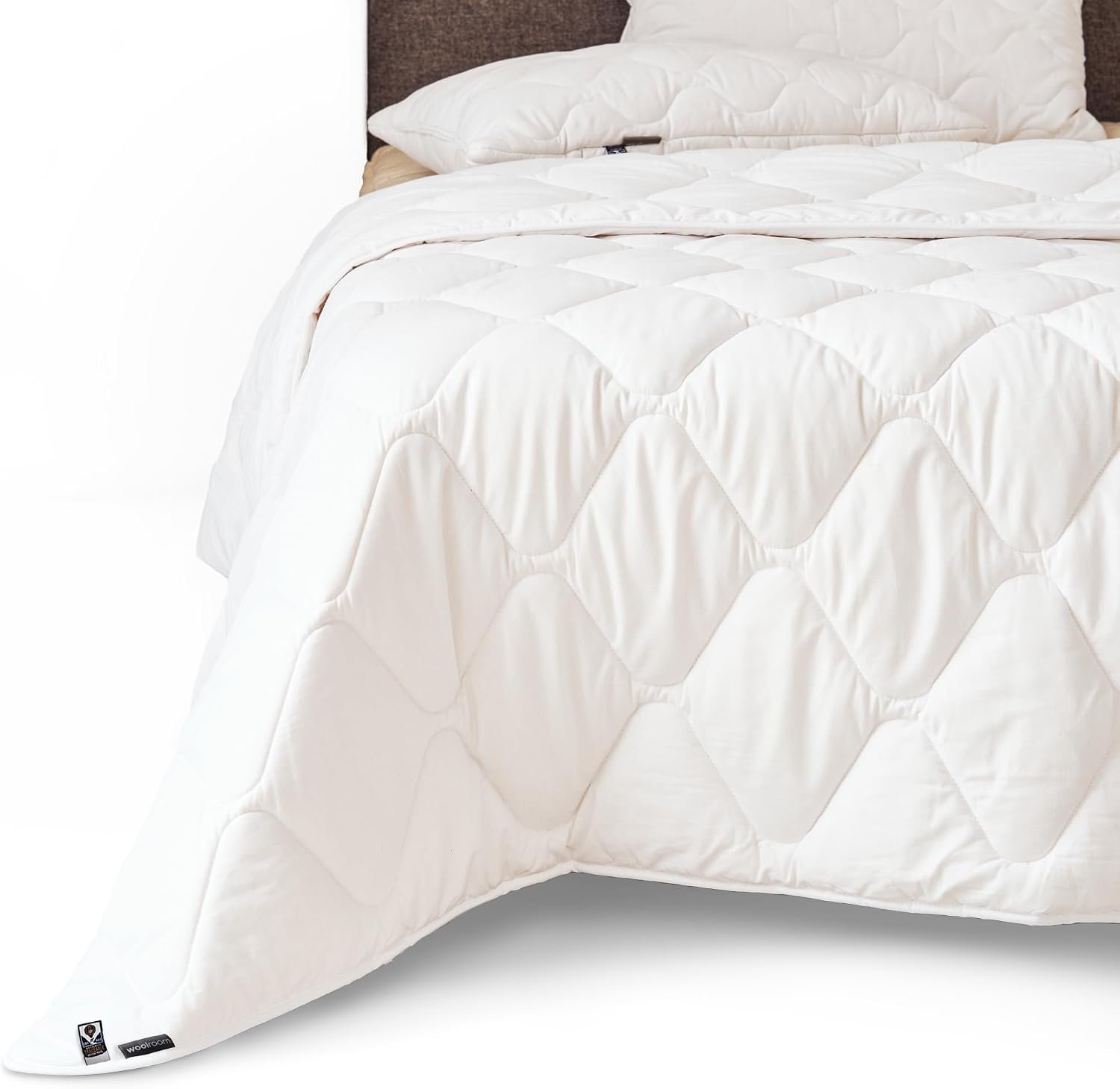 WOOLROOM Classic Wool Comforter Queen Full All Season Natural Healthy Sleep