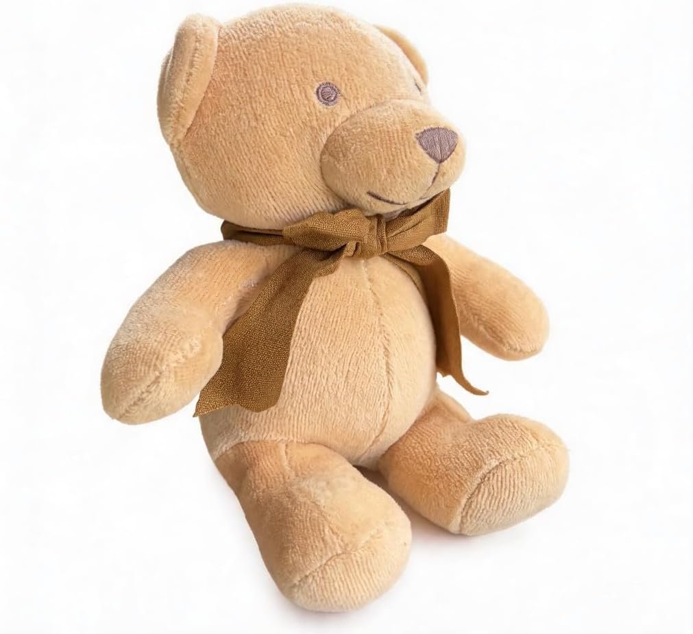 100% Organic Cotton Velour Teddy Bear for Baby Boy & Girl, Toddler Kids | GOTS Certified Eco-Friendly Clothes | Luxury Soft, Breathable & Comfortable Outfit
