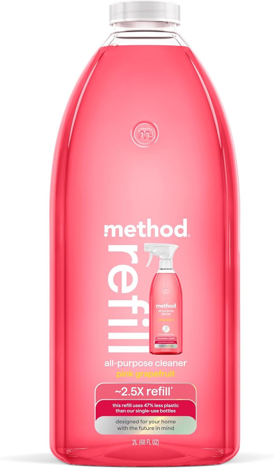 method All-Purpose Cleaner Refill, Pink Grapefruit, 68 fl oz