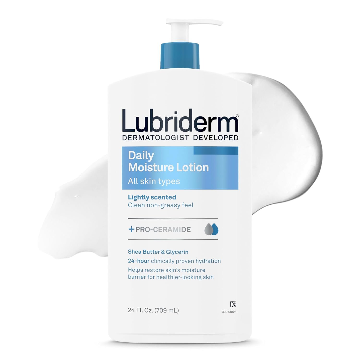 Lubriderm Daily Moisture Body Lotion + Pro-Ceramide, 24 fl. oz