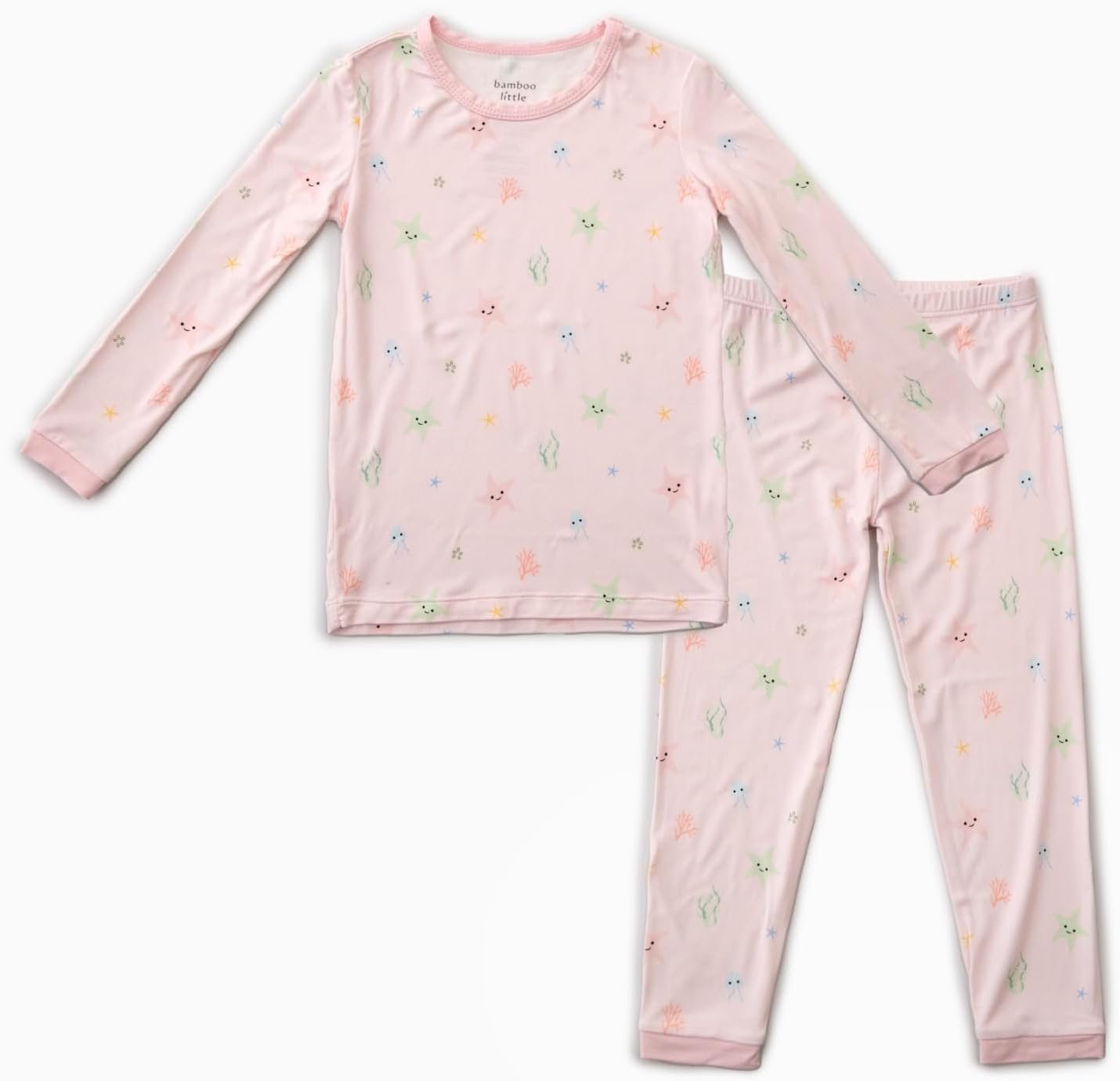 Bamboo Little Viscose Made from Bamboo Toddler Pajamas, 2-Pc, Long Sleeve