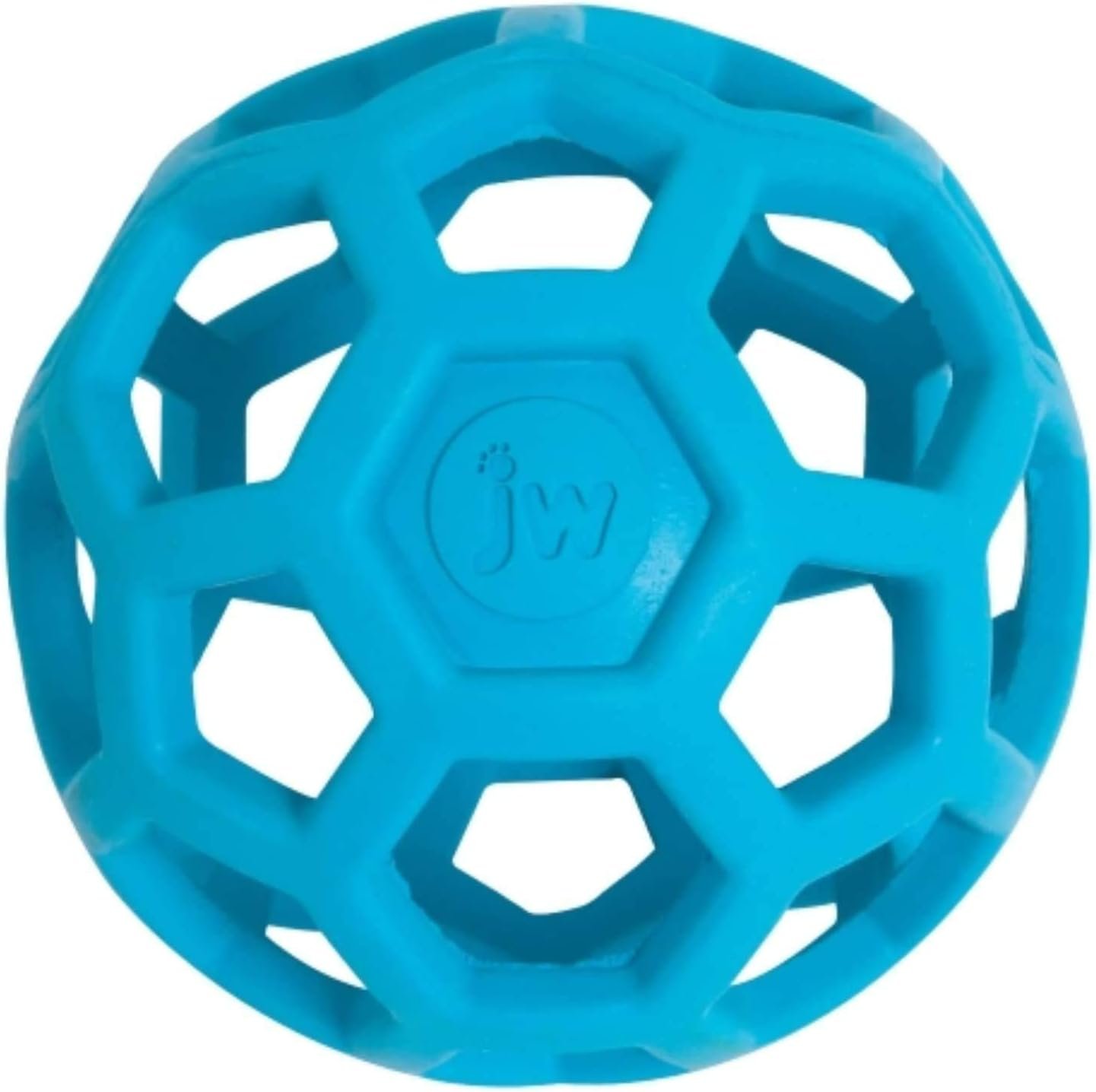 JW Pet HOL-ee Roller, Natural Rubber, Small 3in, Colors May Vary