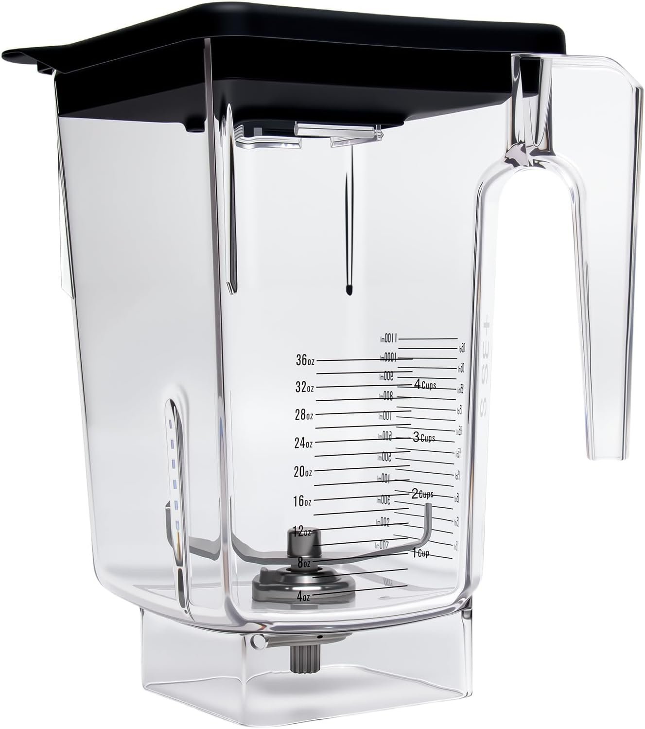 72 oz Blender Replacement Jar Compatible with Blendtec Blenders, BPA-Free Container with Lid and Stainless Steel Blade Assembly, Ideal for Home Kitchens, Smoothies, Cafés and Commercial Use