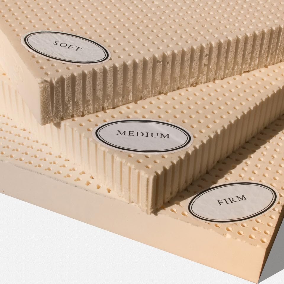 Dunlop Latex Mattress Topper – Firm – 2″ – Cal King