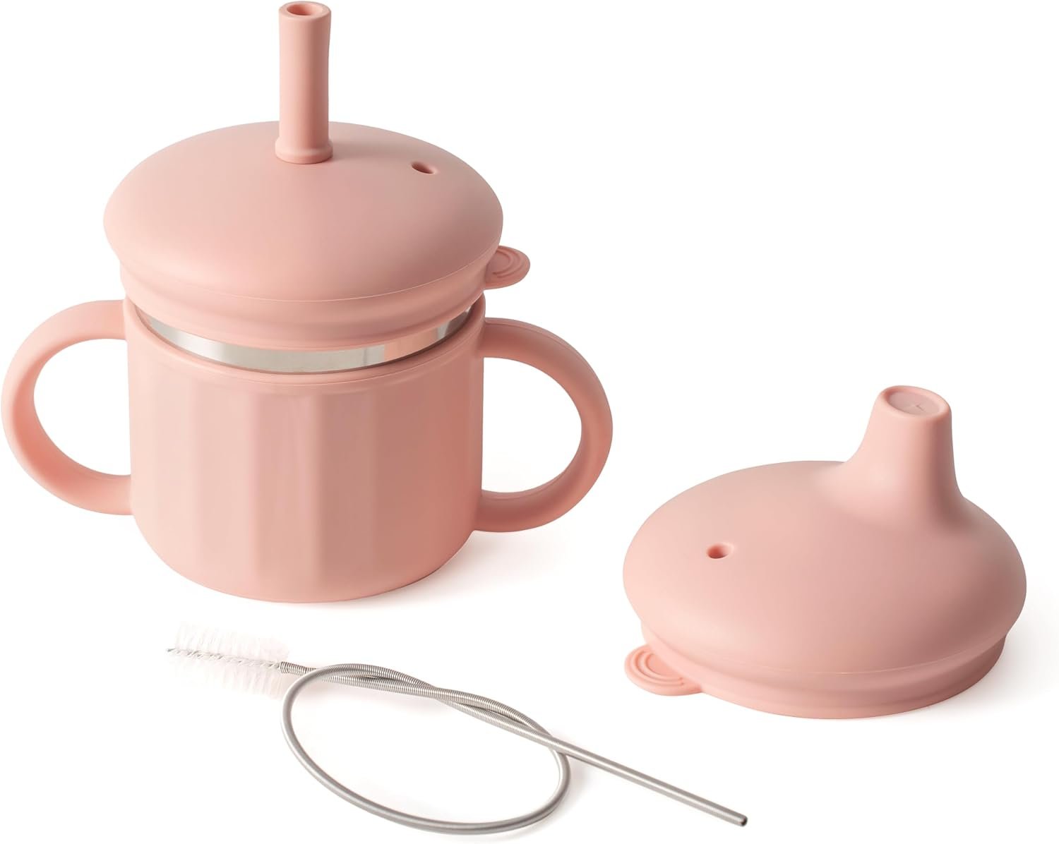 Stainless Steel Sippy Cup for Toddlers 1-3, Baby Sippy Cup