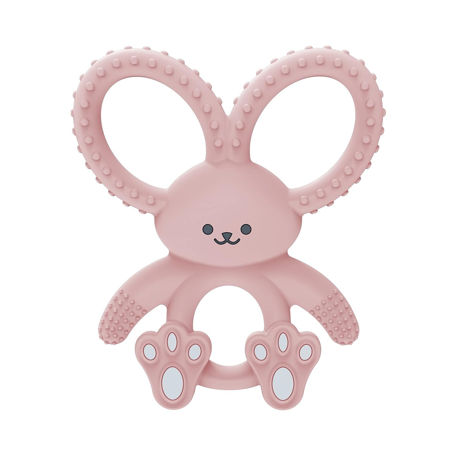 Dr. Brown’s Flexees Teether, Pink Bunny, 3m+, 1-Pack