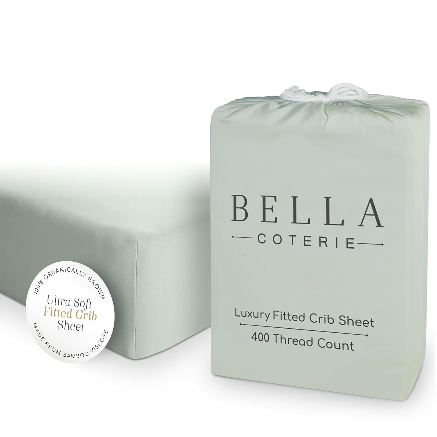Bella Coterie | Luxury Bamboo Viscose Crib Sheet | Organically Grown