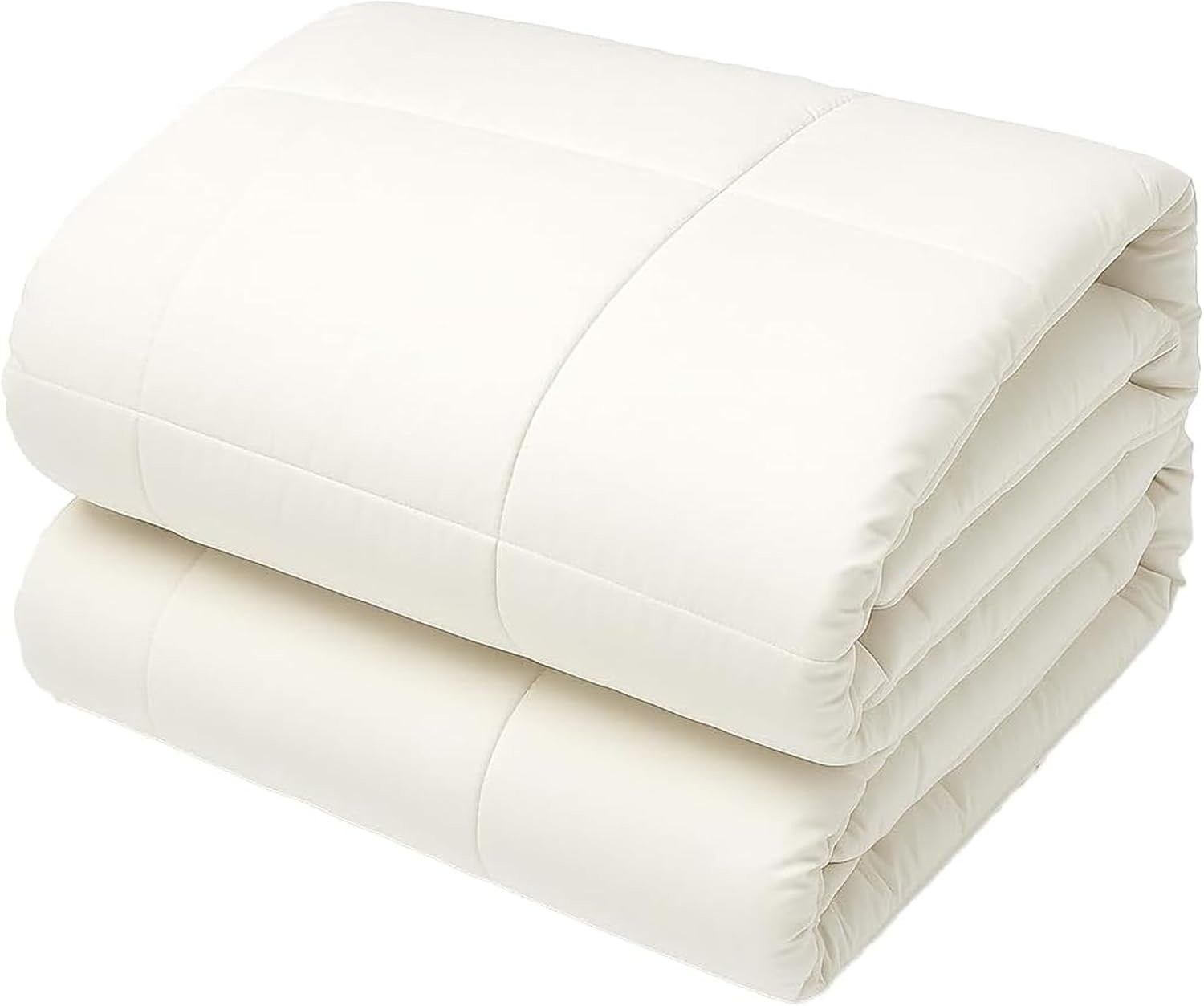 ORGANIC TEXTILES All-Natural Australian Wool Bed Comforter with Organic Cotton Cover – Temperature Regulation, Skin Sensitive, Luxurious Soft Feel, Machine Washable – (Queen – Heavy Fill)