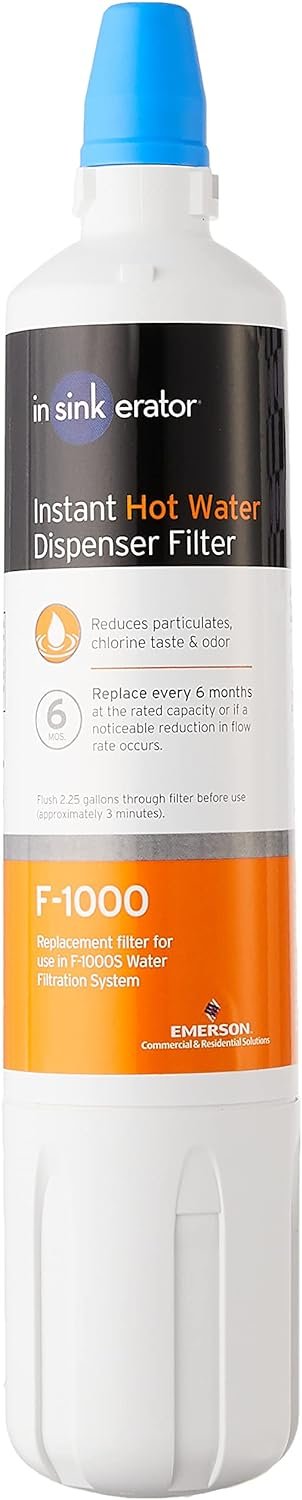 InSinkErator F-1000 Standard Dispenser Under-Sink Water Filter Replacement
