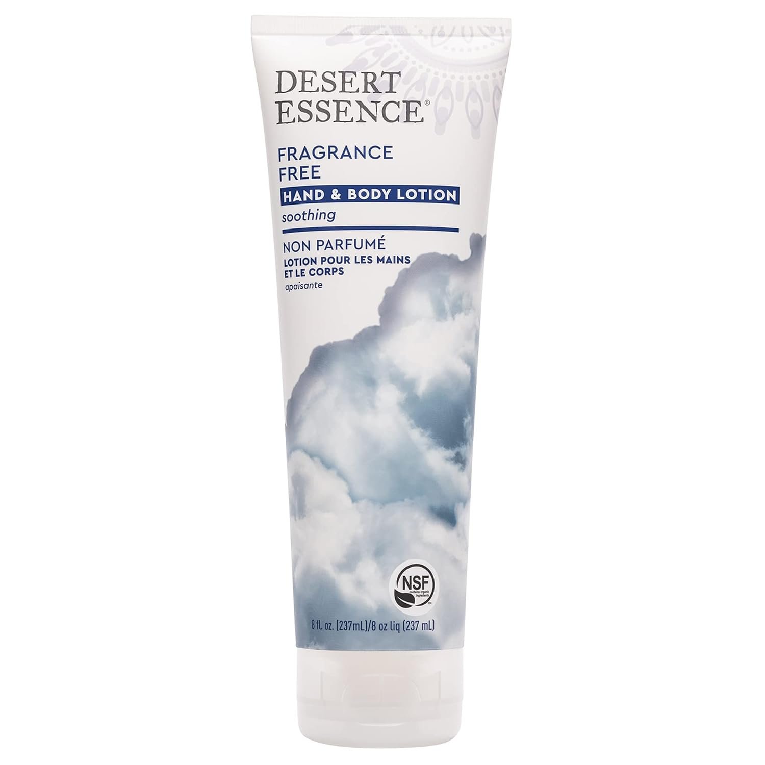 Desert Essence Fragrance Free Hand and Body Lotion, 8 fl oz
