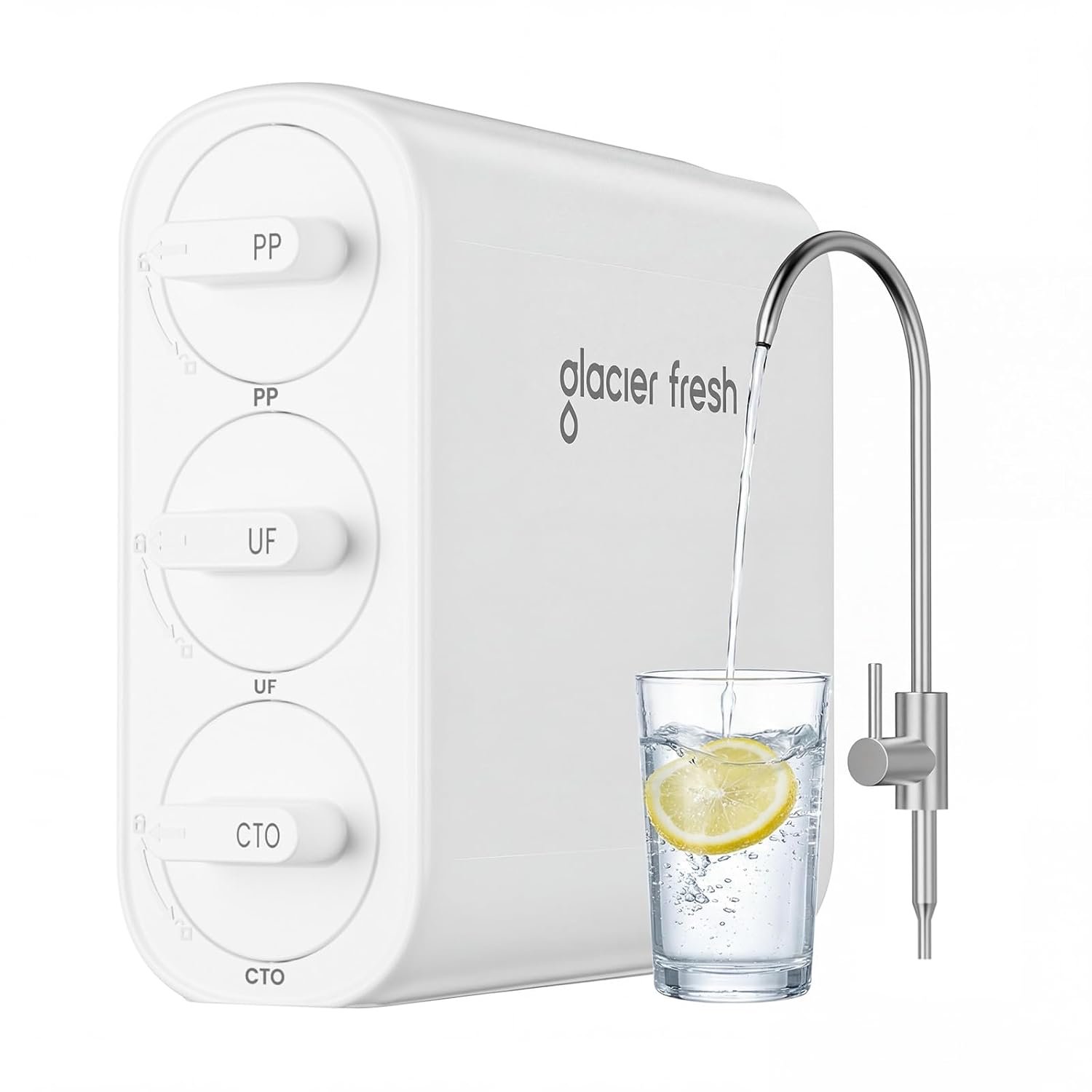 GLACIER FRESH GFU06 0.01μm Ultra Filtration Under Sink Water Filter System