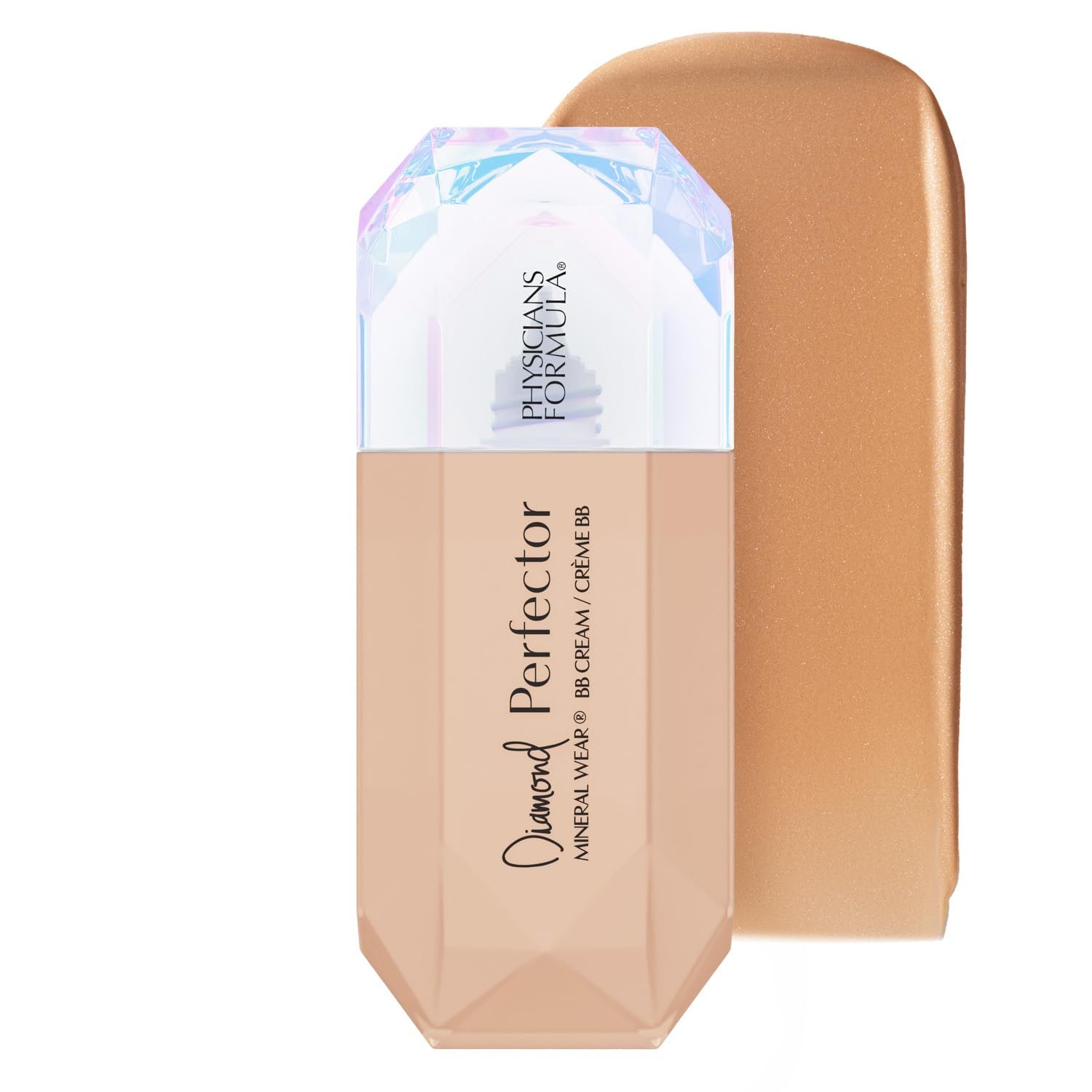 Physicians Formula Mineral Wear®Diamond Perfector BB Cream, 10 in 1 Skin Perfecting Beauty Balm, Lightweight & Luminous Finish – Medium to Tan