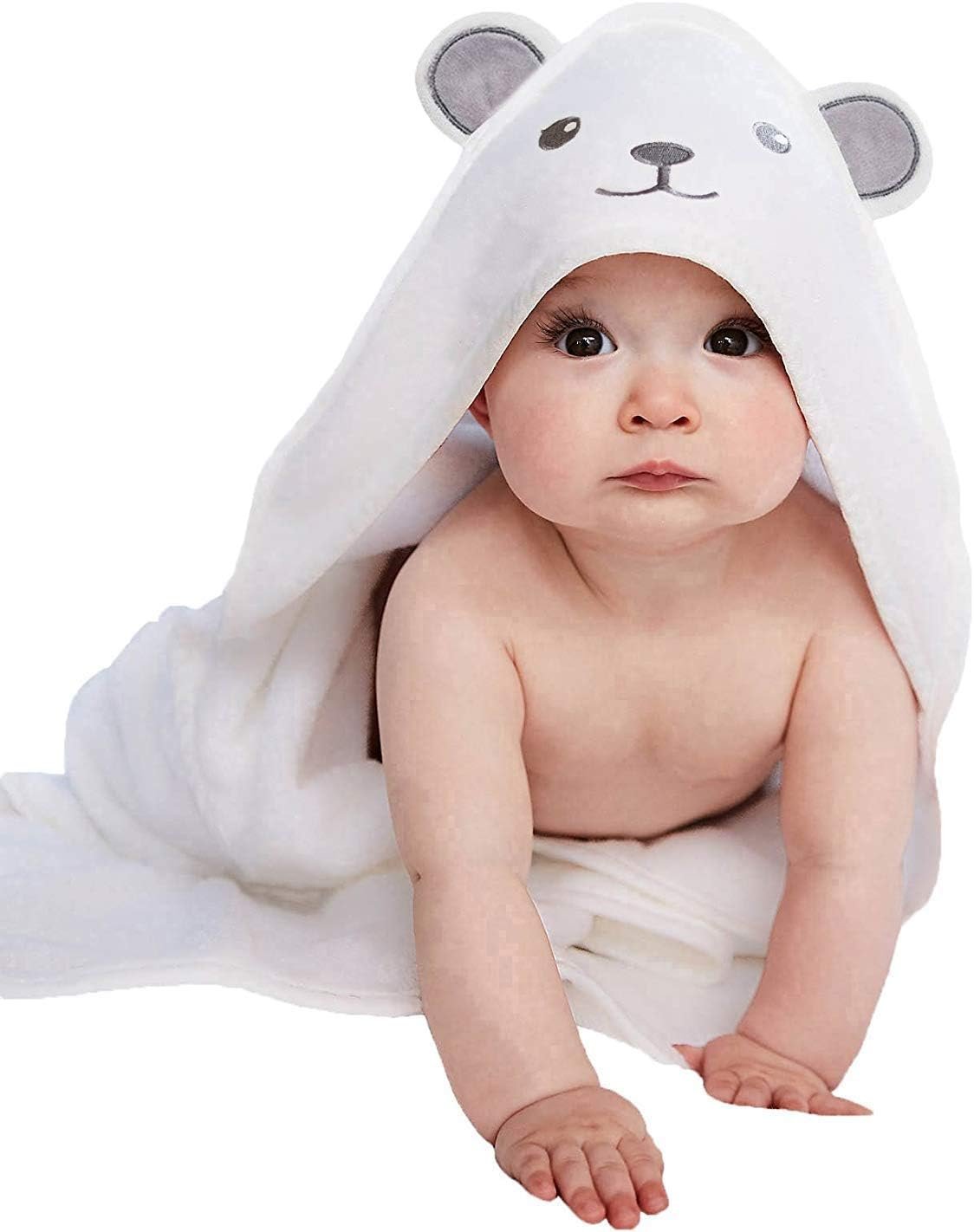 HIPHOP PANDA Ultra Soft Hooded Baby Towel – 2-Layer Thick 500GSM Absorbent