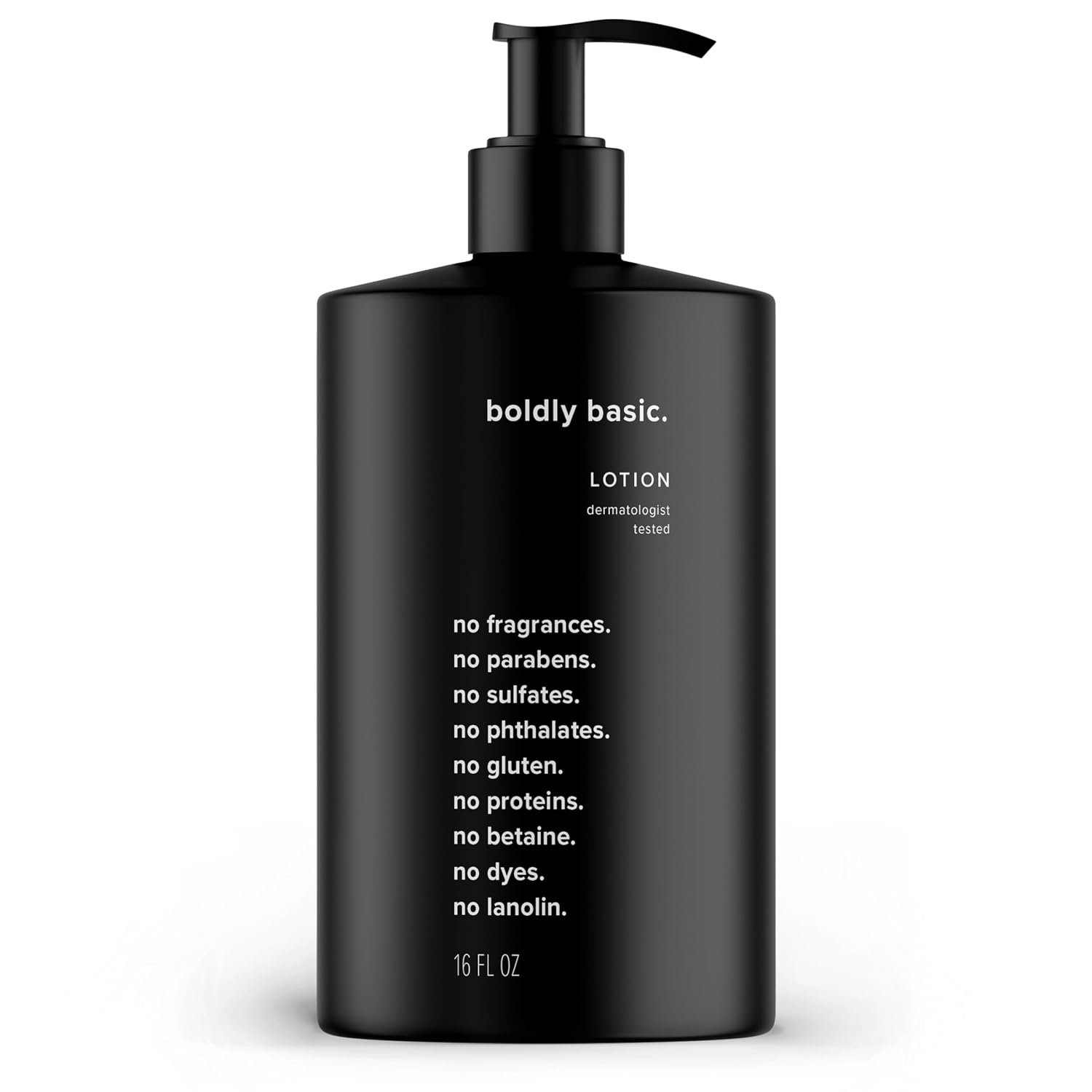 Boldly Basic Fragrance Free Lotion – Unscented Moisturizer (16 oz)